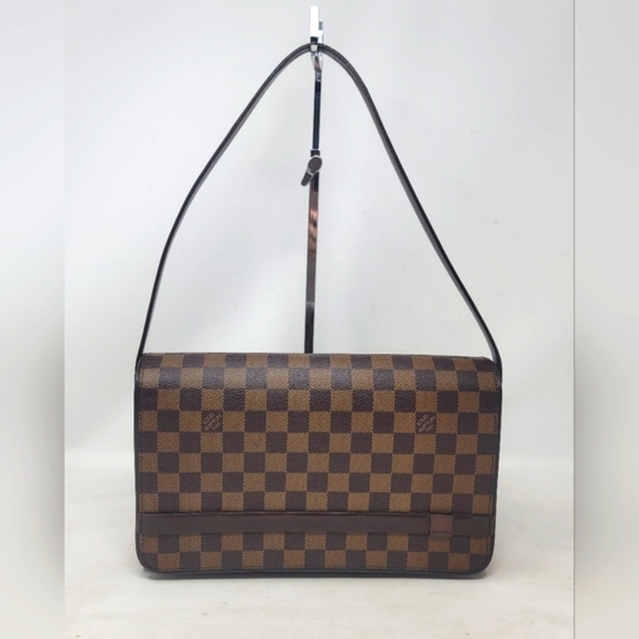 Louis Vuitton Tribeca Damier Canvas Leather Shoulder Hand Bag Authentic TH0035 - Picture 1 of 14